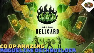 Co Op AMAZING Roguelike Deckbuilder | Book Of Demons: HELLCARD!