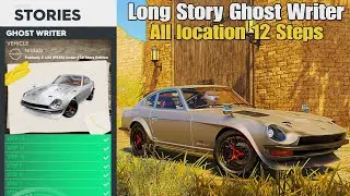 The Crew 2 Long Story Ghost Writer - All 12 steps location guides & Fairlady Z 432 Under the star Ed