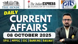 Today's Current affairs | 8 October 2025 | Current Affairs | By Rohit Sharma