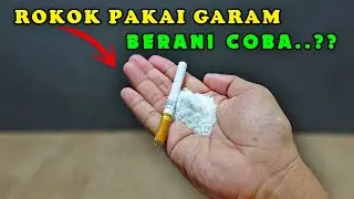 Campurkan saja rokok dan garam  !! Manfaatnya LUAR BIASA !!