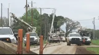 Athens Utilities replaces storm-damaged power poles