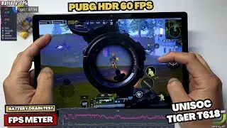 Samsung Galaxy Tab A8 2023 test game PUBG Max Setting HDR Extreme