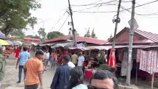 Pashupatinath Temple, flower market in Nepal