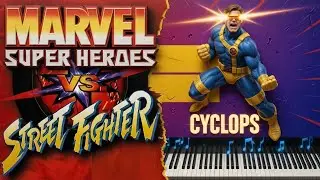 Marvel Super Heroes vs Street Fighter 🕹 Cyclops 🎹MIDI SF2 ORIGINAL🎹