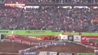 Kevin Windham farewell lap at Houston SuperCross! - 2013