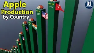 Apple Production by Country (2025) 🍎 | Top Apple Producing Countries in the World