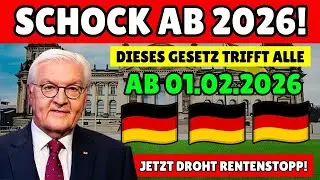 💥 Schock f&uuml;r Rentner Neues Gesetz ab 01 02 2026 &ndash; Wesentliche &Auml;nderungen