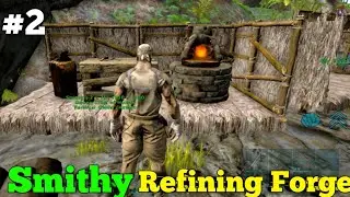 No More Stone Tools! 🦖 Finally Built Smithy & Forge | ARK Mobile 