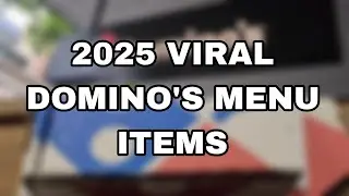 We tried every viral fast food menu item in Australia || Domino's 2025 Edition