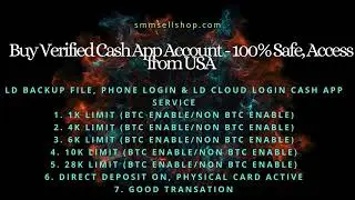 Buy Verified Cash App Account - 100% Safe, Access from USA