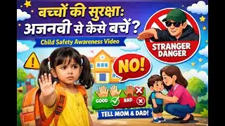 बच्चे अजनबियों को क्या ना बताए और कैसे बचें? | Child Safety Awareness Video