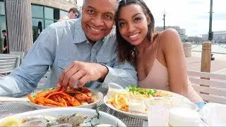 Vlog: 2 days in DC w/ my dad (college scandals, seafood boil + more)