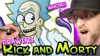 HOW TO DRAW, But I DRAW Rick and Morty without Morty - DRAWING VIDEO