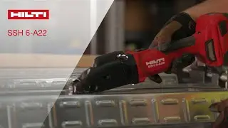 INTRODUCING Hilti's SSH 6-A22 Double-Cut Shear