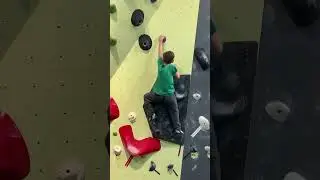 Bouldering at the climbing gym! #climbing #bouldering #climbinglife #kids
