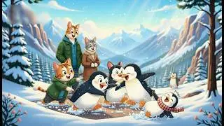 Milo & Pingu&rsquo;s Epic Snow Adventure | Cute Cats & Penguin Story#Cats#AnimalStory
