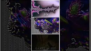 2D makes sense&hellip; 3D makes sense&hellip; but this?? #shorts #3d #fractal