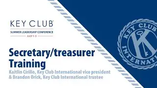 Secretary/Treasurer Training