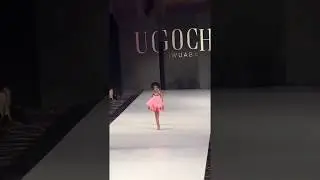 10 Year Old Celai West Opens For Ugochi Iwuaba during NYFW | VIRAL VIDEO!