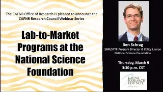 Lab-to-Market Programs at the National Science Foundation