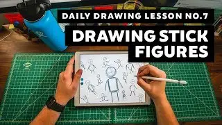 Daily Drawing Lessons | How to Draw with Stick Figures | Adobe Photoshop Sketch