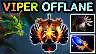 🔥 NEW PATCH 7.40 !!! VIPER OFFLANE SLOW DOWN EVERYONE DOTA 2 GAMEPLAY 🔥