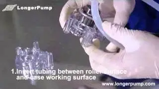 How to load BZ25 peristaltic pump head on drive