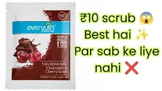 Everyuth ₹10 Scrub 💸 Worth It or Waste? 😳 Par Ek Warning ⚠️Use Karne Se Pehle Ye Jaan Lo! #Skincare