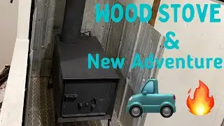 Installing a Wood Stove in Our Renovated Truck Camper for Cold Winter Adventures 🔥 🥶
