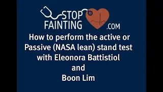 How to Perform an Active Stand or Passive (NASA Lean) Stand Test - Step by Step Instructions