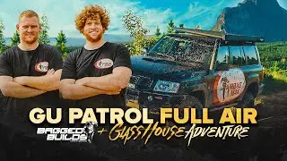 GU PATROL FULL AIR SUSPENSION INSTALLATION & GLASS HOUSE MOUNTAINS 4X4 ADVENTURE Bagged Builds  EP01