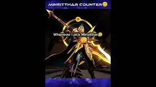 MINSITTHAR COUNTER HEROES🤯 #mlbb #mobilelegends #mobilelegendsbangbang #gamingshorts #mobalegends