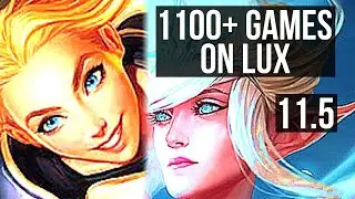 LUX vs JANNA (MID) | 7/1/11, 1100+ games, 1.1M mastery | BR Master | v11.5