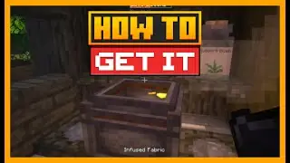 HOW TO MAKE INFUSED FABRIC in the CAULDRON in MINECRAFT HEXEREI