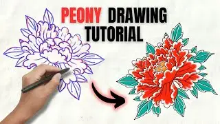 How to Draw a Peony Tattoo (Simple Method You&rsquo;ll Use Forever)