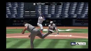 MLB The Show 23 Tech Test PS4 Batting practice Mets vs Yankees February 17 2023