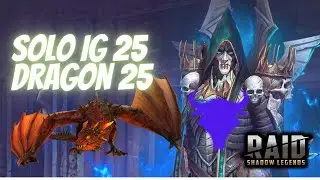 Bad-El-Kazar Solo Dragon 25 Ice Golem 25 Boss | RAID SHADOW LEGENDS