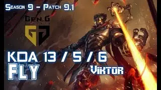 Gen Fly VIKTOR vs JAYCE Mid - Patch 9.1 KR Ranked