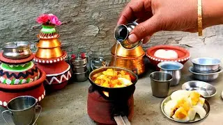 Boiled egg curry | Miniature | Mini cooking