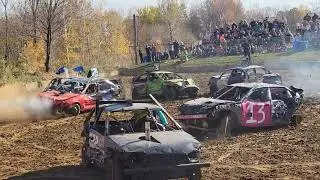 Compact/Mid-size Chain-stock Demo Derby Heat#2 Fall Pumpkin Brawl Roberts, WI Oct 22nd, 2022