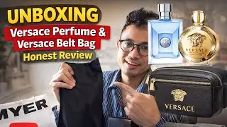 UNBOXING Versace Perfume & Versace Belt Bag | Honest Review