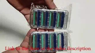 4 pcs Excellent Shaving 5 Layers Razor Blades Compatible for Fusion Men Face Care Gillette Mache 3
