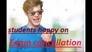 Exam cancel tiktok funny videos |Tiktok funny videos on board exam cancel |latest tiktok videos