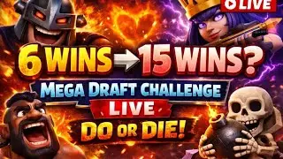 6 Wins &rarr; 15 Wins? 😈 Mega Draft Challenge LIVE | Do or Die!