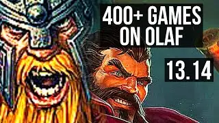 OLAF vs GRAVES (TOP) | 400+ games | NA Master | 13.14