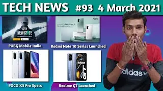 PUBG Mobile India Comeback,OnePlus Nord 2,Realme GT Launched,Redmi Note 10 Series Launched | #UTTN93