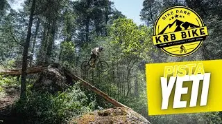 Rodando la pista YETI en krb bike park