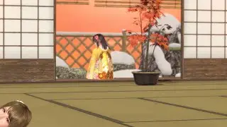 【DOAXVV】縁側（雪景色）【家具 - VIPコイン】