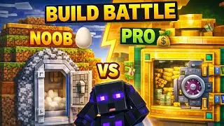 🏰 Minecraft Build Battle: Noob Egg Vault vs Pro Money Vault 💰