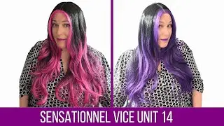 Poppin Color for $35!! 🔥 Sensationnel Vice Unit 14 synthetic wig review
